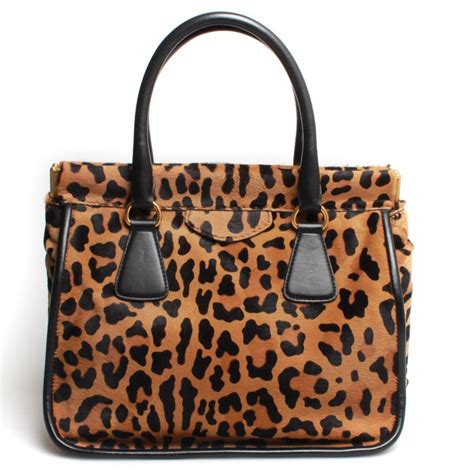 prada leopard handbag|authentic prada handbags.